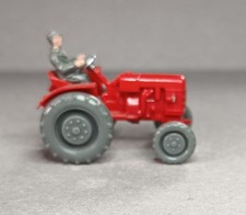 Wiking Fahr-Schlepper ROT LKR eingesetzt Zh lang Version o. Auspuff 1964-65 TOP