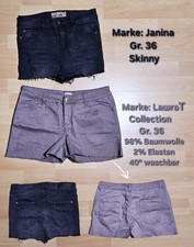 2 kurze Jeanshosen v. Janina &