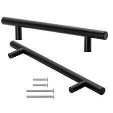 Möbelgriffe Relinggriff Edelstahl Stangengriff schwarz Küchengriff Sideboard V2A