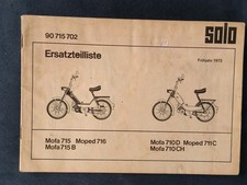 Ersatzteilliste SOLO Mofa 715