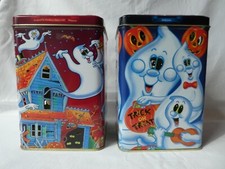 2 x Laternen Teelichthalter Kerzenhalter Windlicht Halloween Blechdosen