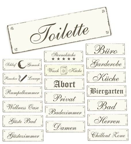 Schild türschild - schild,