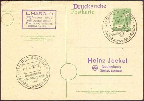 Stempelbeleg forst - stempelbeleg,