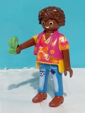 PLAYMOBIL FIGUR HIPPIE SCHWARZ HIPPIE 80ER JAHRE FRIEDEN