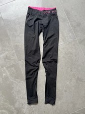 GORE Running Wear Tights Hose XS 34 schwarz pink Stretch Thermo Legging Tasche
