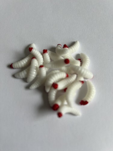 25x künstliche bienenmaden - 25x, |