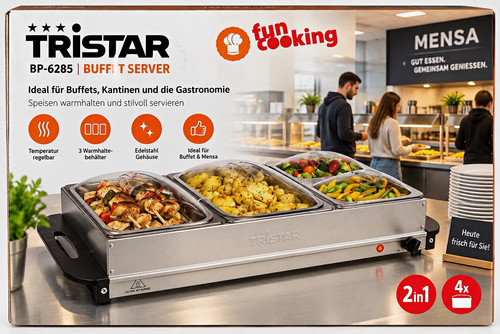 Tristar 6285 buffetwärmer - tristar, bp-6285