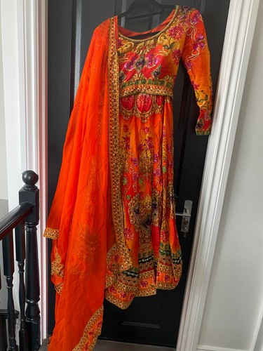 Indisches outfit orange - -,