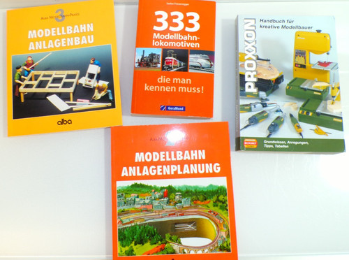 Konvolut modellbahnbau bücher - konvolut,