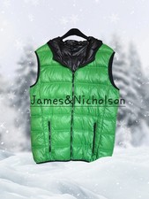 NEU⭐️JAMES & NICHOLSON⭐️ Steppweste Daunen Jacke Weste M L 50 52 Bodywarmer
