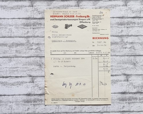 1954 schleer freiburg fag - 1954,
