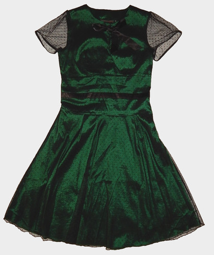 Voodoo vixen kleid - kleid, emerald