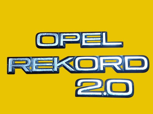 Opel rekord 1980 emblem - 1980,