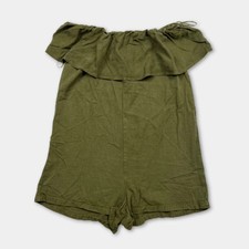 Jumpsuit Overall Zara Damen Gr. S Olivgrün 100% Lyocell Sommer Zustand sehr gut