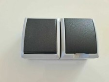 Rev Aquaform Grau IP54 AP Feuchtraum Steckdosen Schalter Programm Aquaform IP44