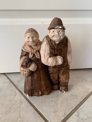 Antike oma und opa keramik - antike,