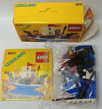 Lego Castle Knights 6017 King's Oarsmen + OVP Karton 1987 2 Ritter Figuren