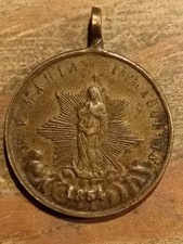 Seltene religiöse Medaille