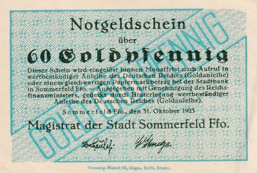 Sommerfeld lubsko stadt - -,