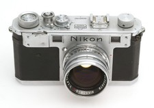 Nikon Nippon Kogaku Tokyo Nikon S Rangefinder Kamera mit Nikkor-S·C 1,4/5 cm