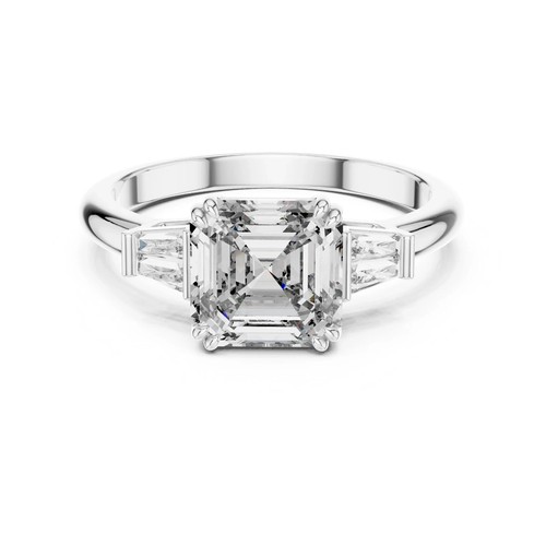 950 platin asscher - platin, &
