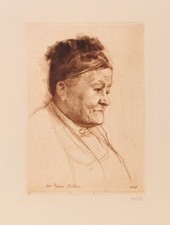 Emil Orlik/Radierung/signiert