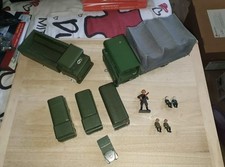 Konvolut DDR Holzspielzeug NVA Autos / Soldaten/ Militär PLUS 9 Tarnfleck Soldat