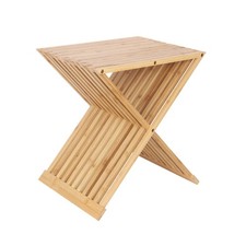 Pflanzenhocker Blumenhocker Klapptisch Telefontisch Blumenbank klappbar Bambus