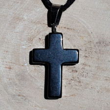 Obsidian kreuz heilstein - obsidian,