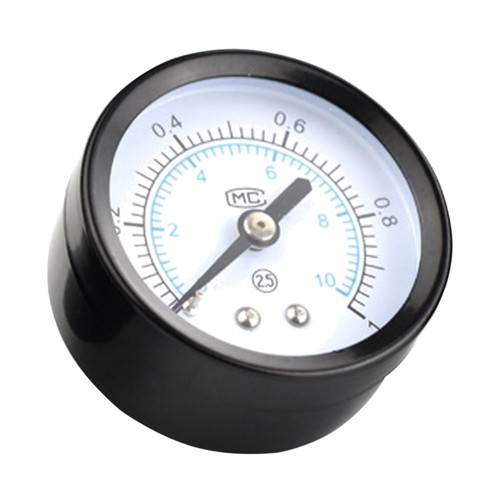 Manometer bar ø50mm - 0-10, 1/4