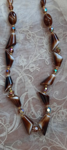Vintage böhmische perlenkette - vintage,