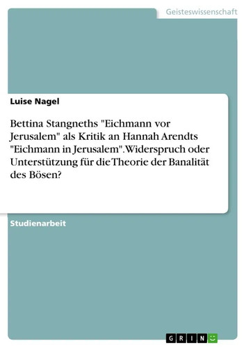 Bettina stangneths eichmann - bettina,