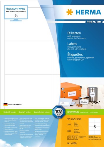 Etiketten premium weiß - etiketten,