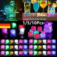 1-10X Multi Farbe LED ICE CUBE