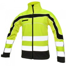 Softshelljacke Softshell Arbeitsjacke Berufsjacke Jacke Gelb Neon Gr. M - XXXL