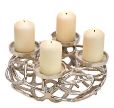 Adventskranz aus Metall Alu