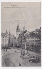 München vor 110 Jahren. Weinhandlung d´Orville, J.Springer, Fuhrwerke.  #18258