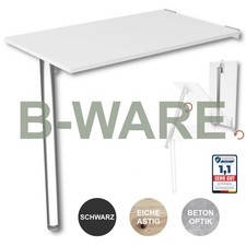 B-WARE Wandklapptisch 80x50 Esstisch Küchentisch Schreibtisch Tischbein
