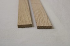 (a86)  1Stk 100cm Rechteckleiste Eiche 7x32mm Rechteck Holzleisten Vierkant