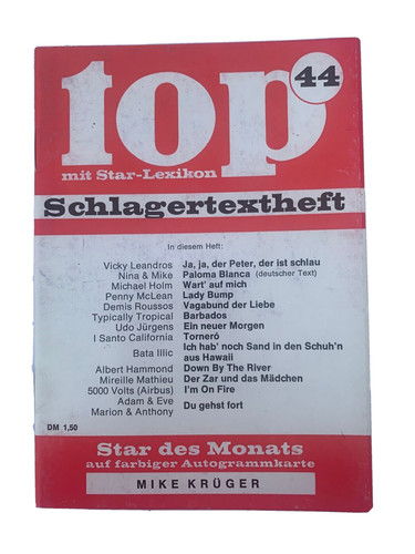 Top schlagertextheft 44 - top,