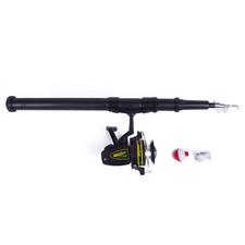 Angel-Set / Angel / Rute / Rolle / Route / Boot / Hausboot /