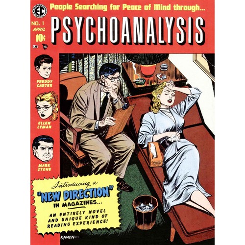 Comic buchhülle psychoanalyse - comic,