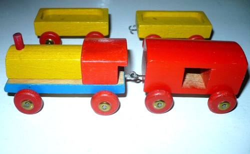 Ddr spielzeug holz eisenbahn - ddr,