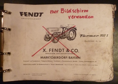 Fendt schlepper farmer - 102, s