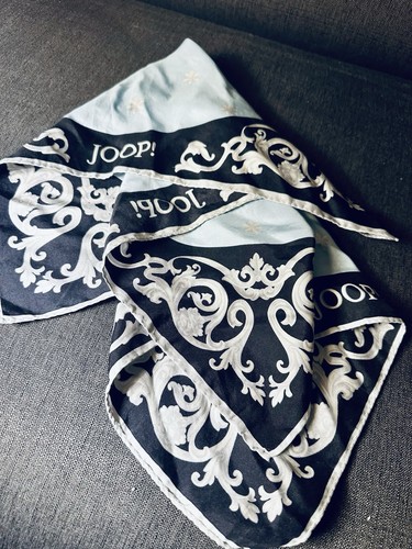 Joop seidentuch 50x50 - 50x50, blau