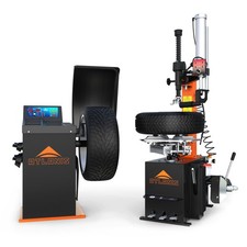 Reifen Montiermaschine Montiergerät mit Hilfsarm Wuchtmaschine Auswuchtmaschine 