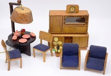 ALTE Puppenmöbel Wohnzimmer