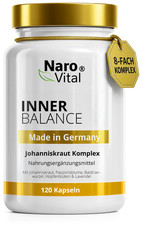 Johanniskraut Komplex - Passionsblume, Baldrian, Lavendel Extrakt - 120 Kapseln