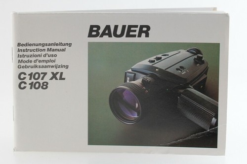 Bedienungsanleitung bauer c107 - bedienungsanleitung,