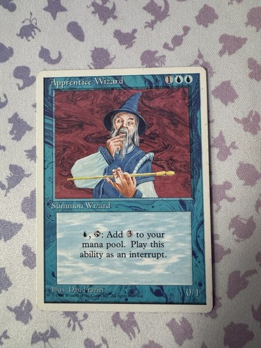 Mtg apprentice wizard 1995 - apprentice,